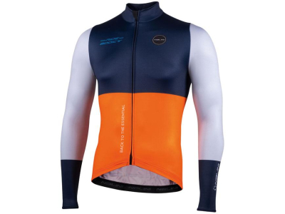 camisola nalini warm fit m/comp. blue/orange