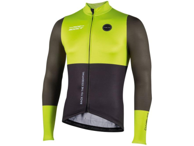 camisola nalini warm fit m/comp. green/black