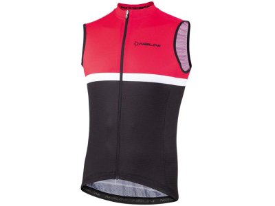 colete nalini solid tank black/fuxia