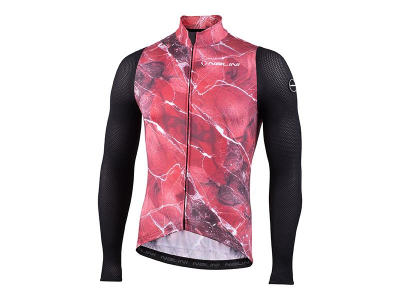 camisola nalini warm mesh m/comp. marble/red