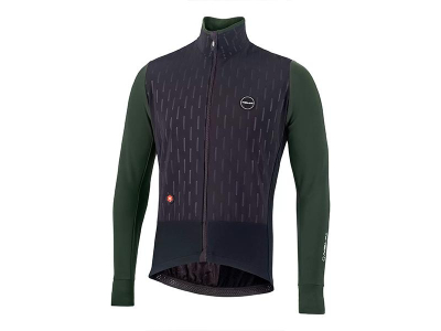 blusao nalini hp embossed black/forest green