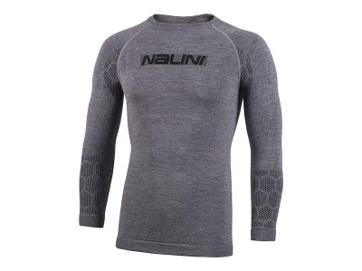 camisola nalini interior underwear wool m/comp. grey/black