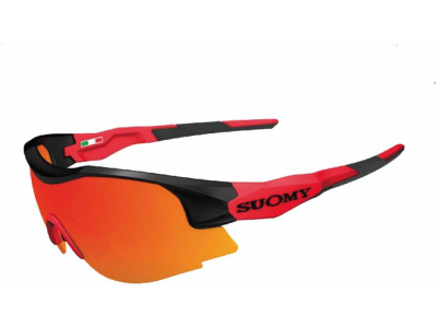 oculos suomy fiandre black/red