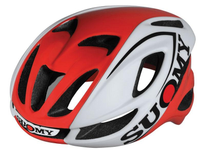 capacete suomy glider white/red