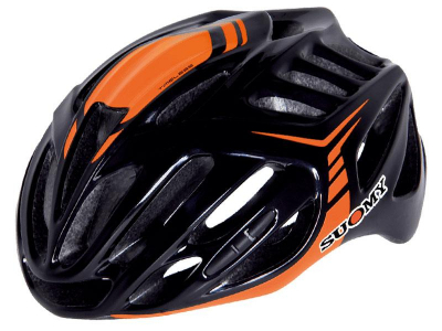 capacete suomy timeless black orange