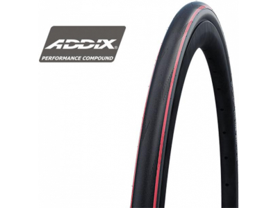pneu schwalbe one v-guard preto/vermelho 700*23