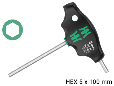 ferramenta wera t hex-plus hf 454 5x100mm