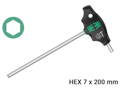 ferramenta wera t hex-plus hf 454 7x200mm