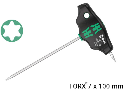 ferramenta wera t torx 7 hf 467 7x100mm