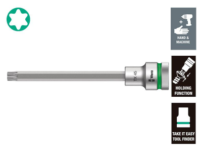 bit wera socket roquete zyklop 8767 c hf torx 45x140mm